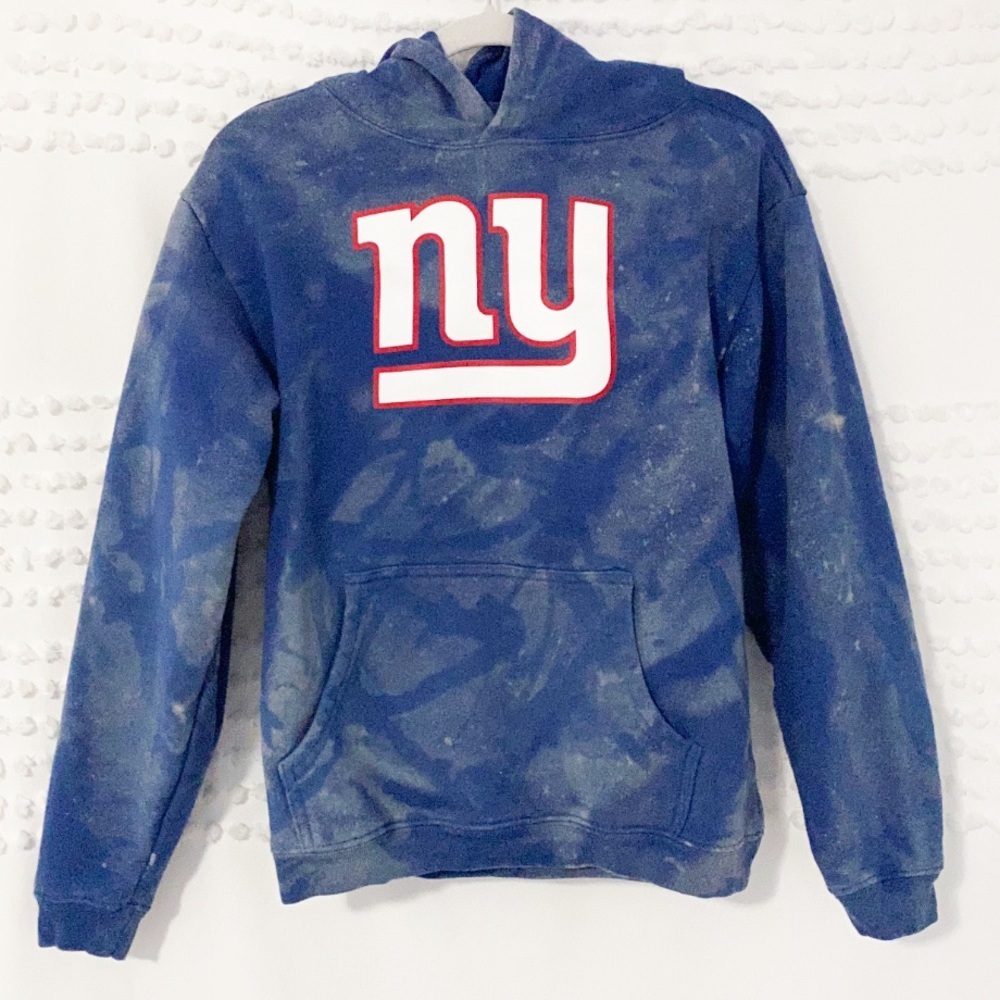 Giants bleached graphic hoodie kids xl 18 - 20